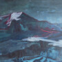 Carolin Augustin, 'Dunkel II, 2020, Acryl und Kreide auf Leinwand