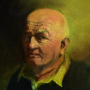 Sebastian Dorn, 'Herr Wimmer', Öl, 2019